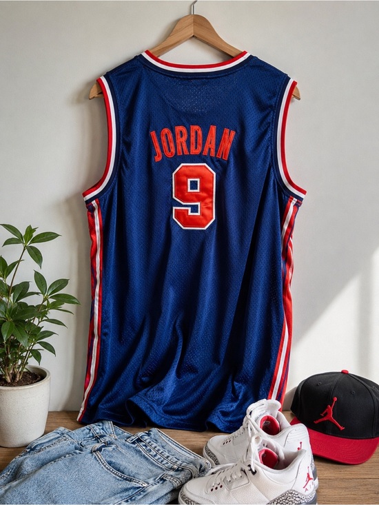 Champion Other - 1992 Champion Michael Jordan #9 USA Dream Team Olympic Jersey — Sewn — Size 54